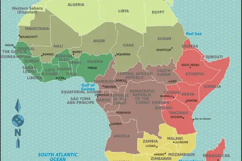 Map: Mapafricaregions