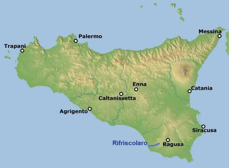 Map: Mappa Sicilia Rifriscolaro