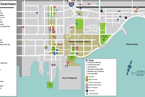 Map: Mapusapensacoladowntown