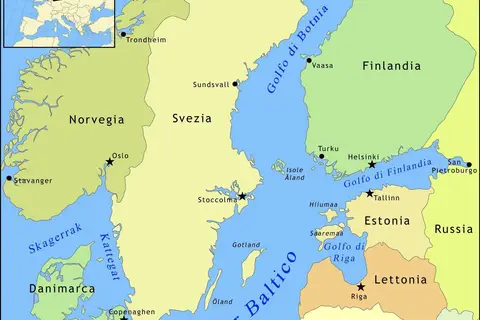 Map: Mar Baltico Mappa