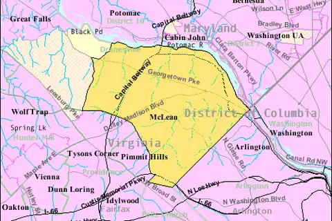 Map: Mcleancdp Map