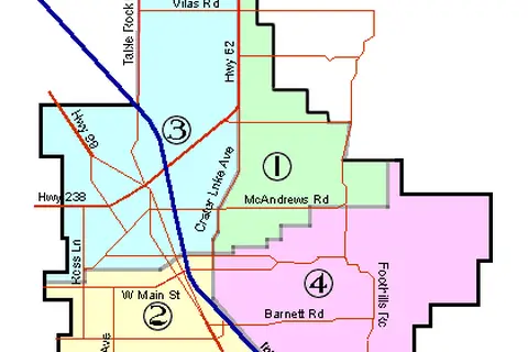 Map: Medford Oregon Ward Map