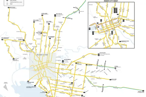 Map: Melbourne Trams Map