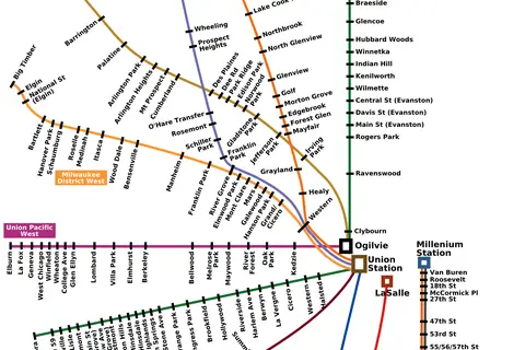 Map: Metra Map