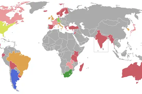 Map: Miss World 1960 Map