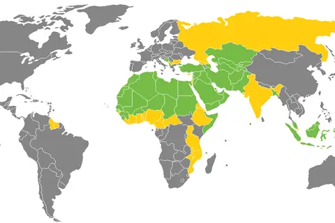 Map: Muslim World Map