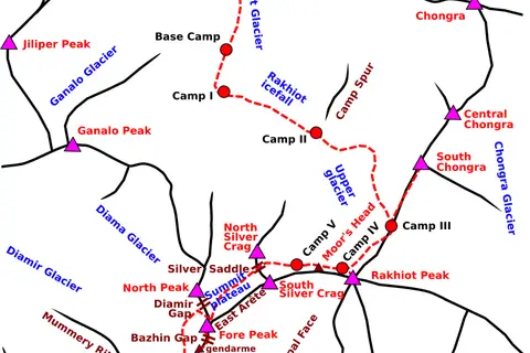 Map: Nanga Parbat 1953 Map 01