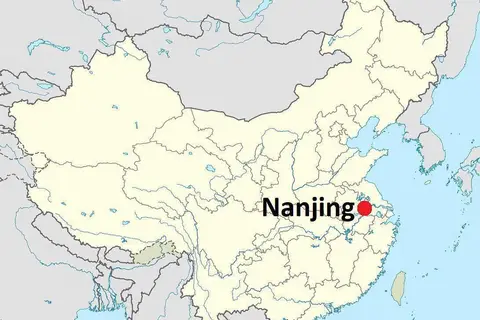 Map: Nanjinglocationmapinjiangsuregionchina