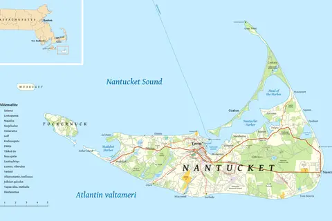 Map: Nantucket Mapfi