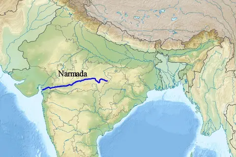 Map: Narmada River Map