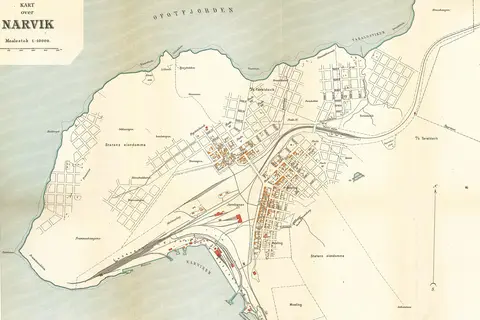 Map: Narvik Map 1907