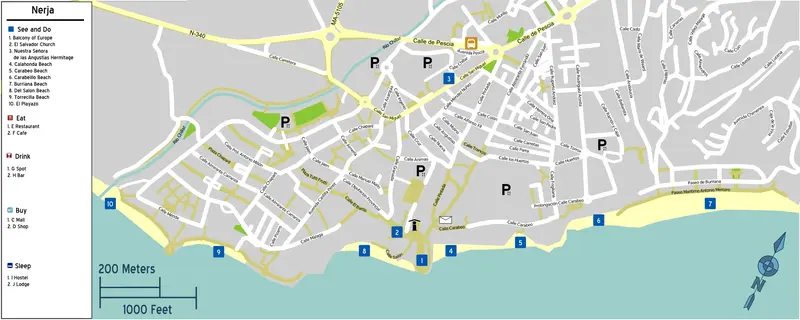 Map: Nerja Map