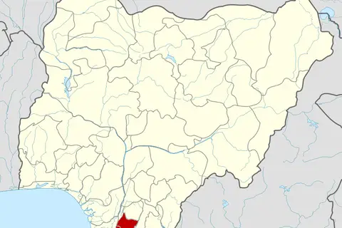 Map: Nigeria Rivers State Map