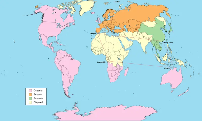 Map: Nineteen Eightyfour World Map