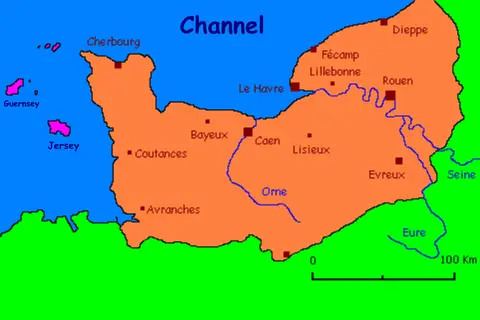 Map: Normandy Map