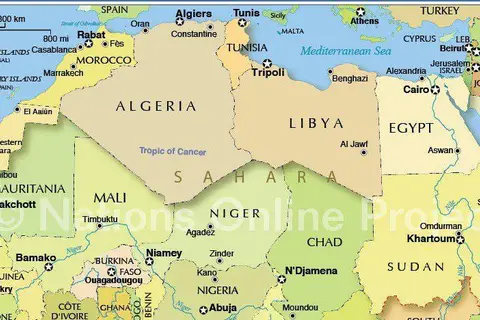 Map: Northafrica Map