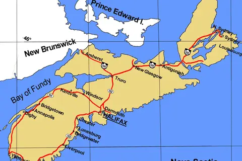Map: Nova Scotia Base Map