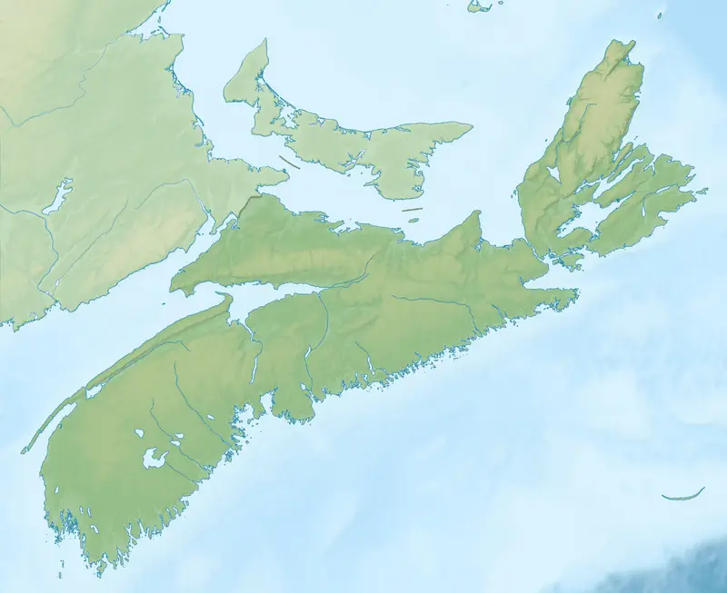 Map: Nova Scotia Topographic Map