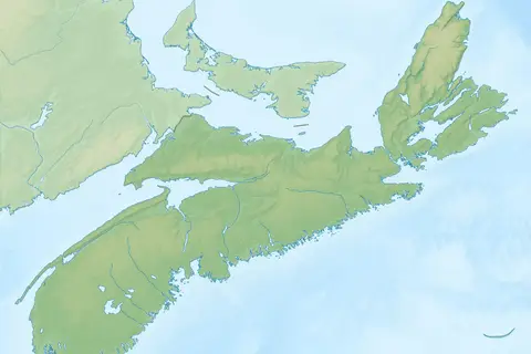 Map: Nova Scotia Topographic Map