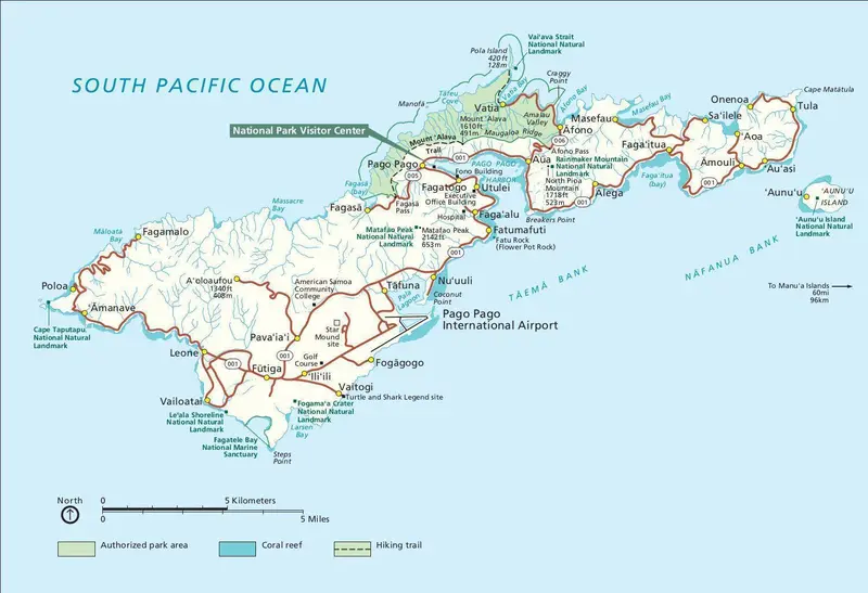 Map: Nps Americansamoa Map