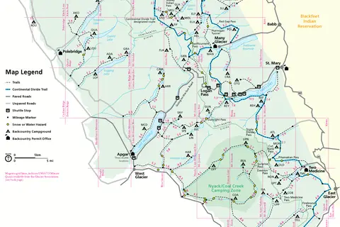 Map: Nps Glacierbackcountrycampsite Map