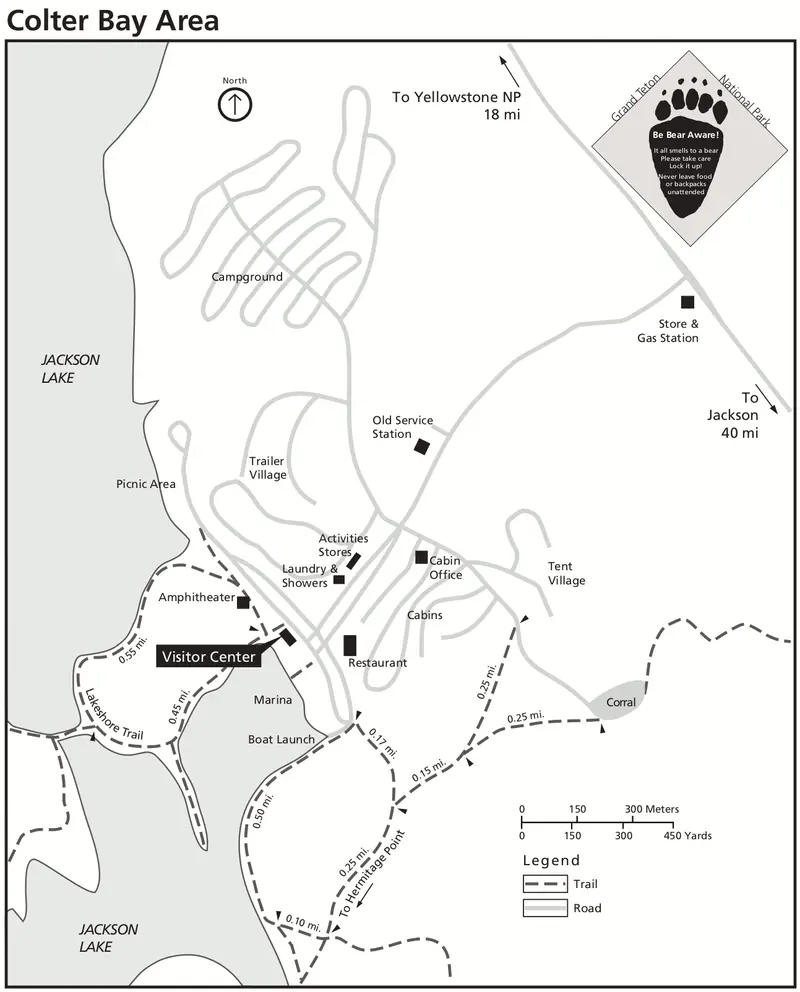 Map: Nps Grandtetoncolterbaydetail Map