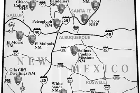 Map: Nps Newmexiconationalparks Map