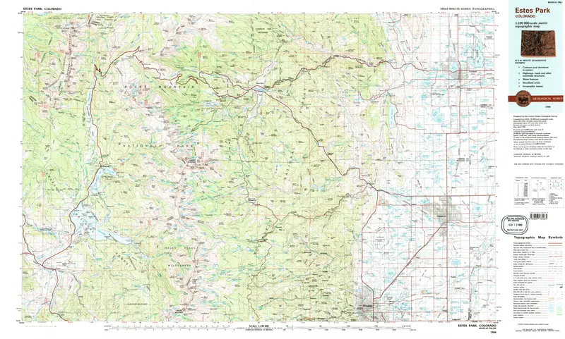 Map: Nps Rockymountaintopo Map