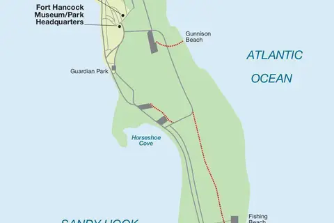 Map: Nps Sandyhook Map