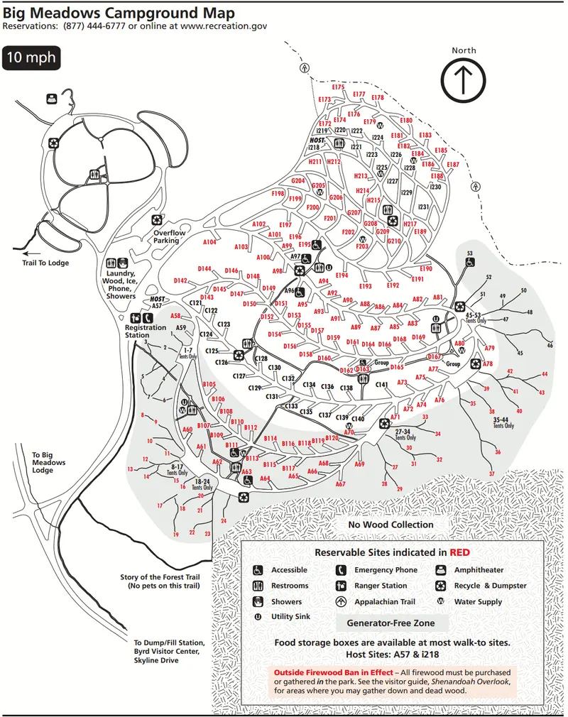 Map: Nps Shenandoahbigmeadowscampground Map