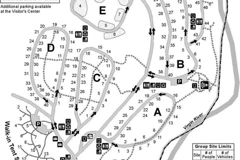 Map: Nps Zionwatchmancampground Map
