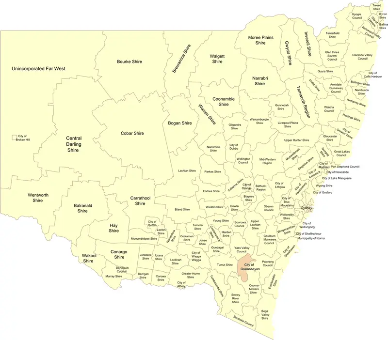 Map: Nsw Lga Map Cropped