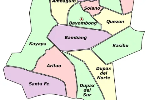 Map: Nueva Vizcaya Labelled Map