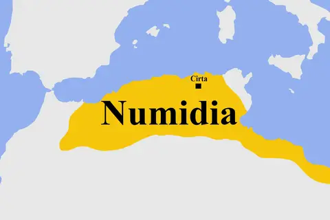 Map: Numidia Kingdom Map