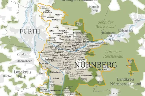 Map: Nuremberg Map