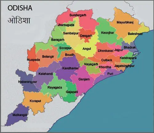 Map: Odisha Map