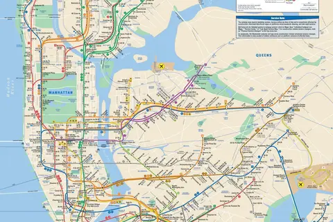 Map: Official New York City Subway Map 2013 Vc