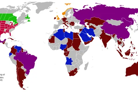 Map: Oil Producing Countries Map
