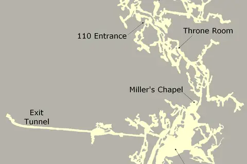 Map: Oregon Caves Cave Map