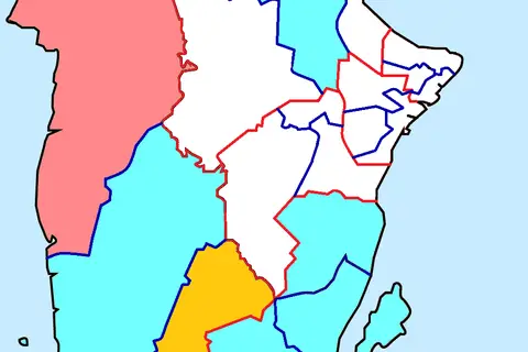 Map: Penang Island Electoral Constituencies Map
