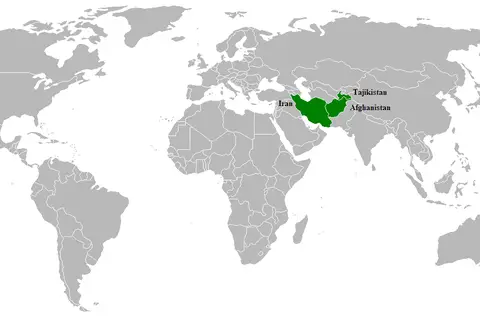 Map: Persian Language Map