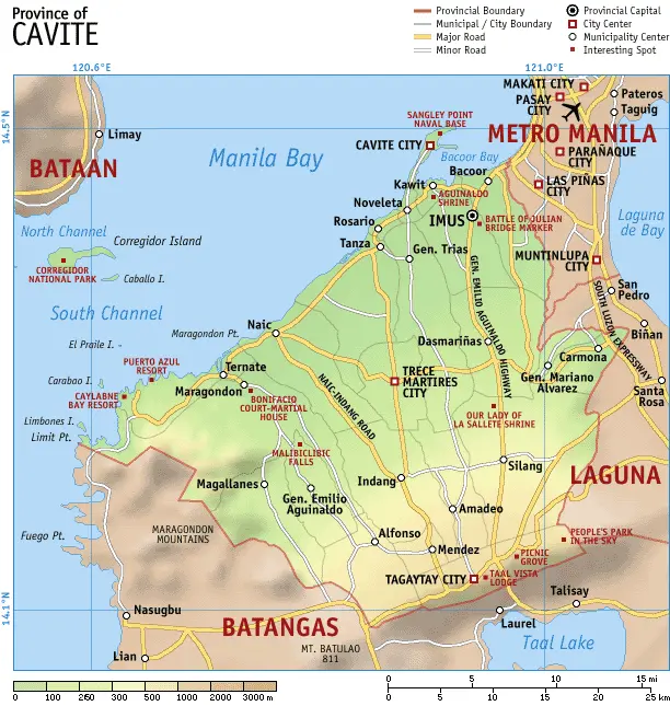 Map: Ph Map Cavite