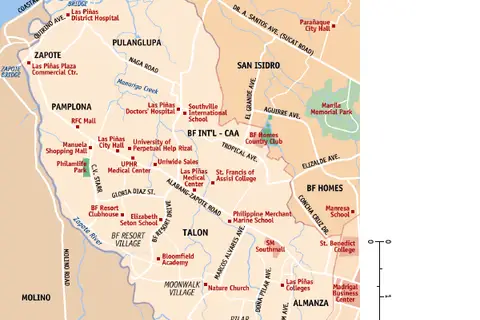 Map: Ph Map Laspinas