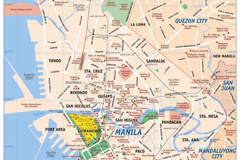 Map: Ph Map Manila Intramuros