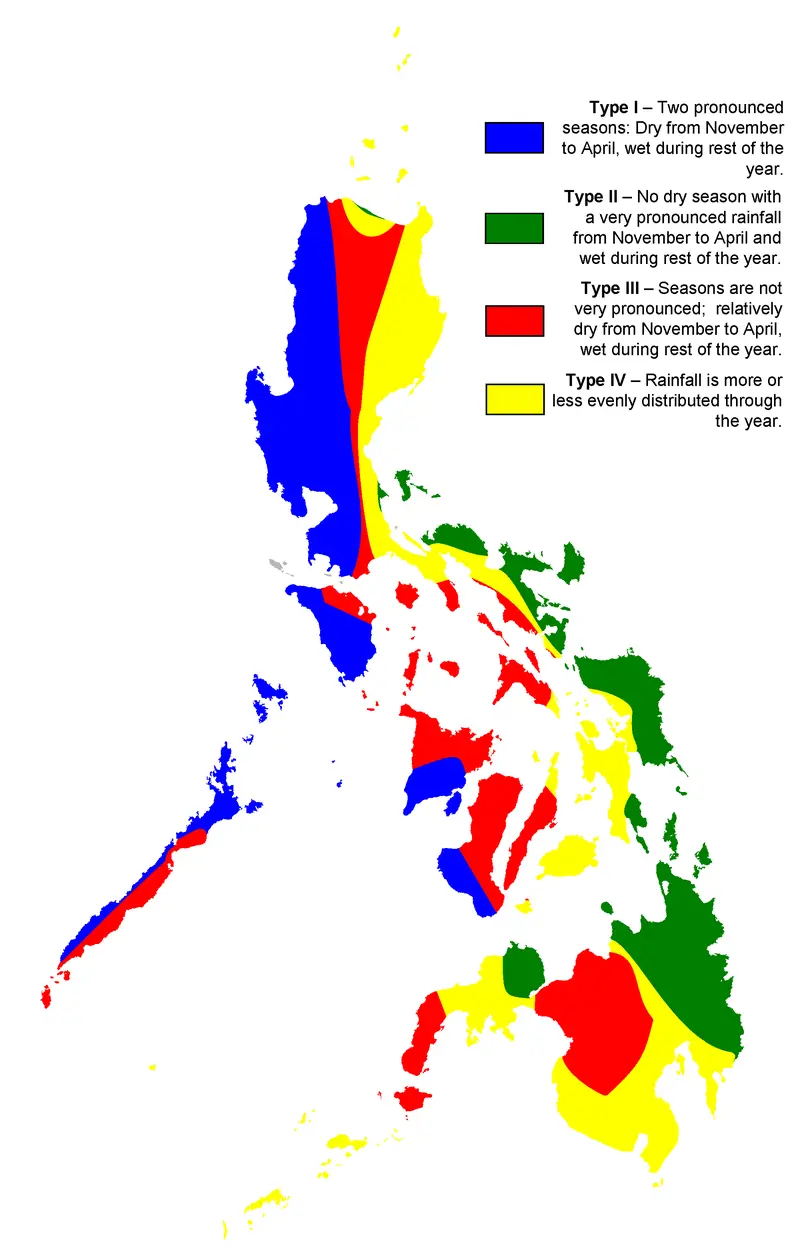 Map: Philippine Climate Map
