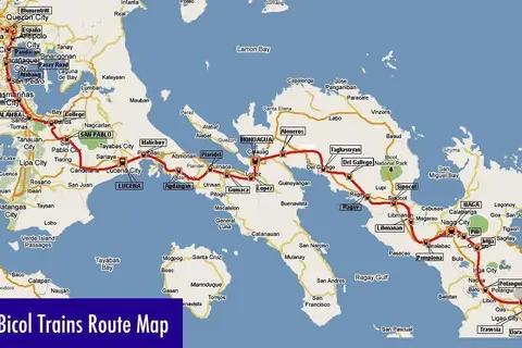 Map: Philippine National Railways Route Map