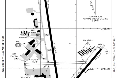 Map: Pie Airport Map