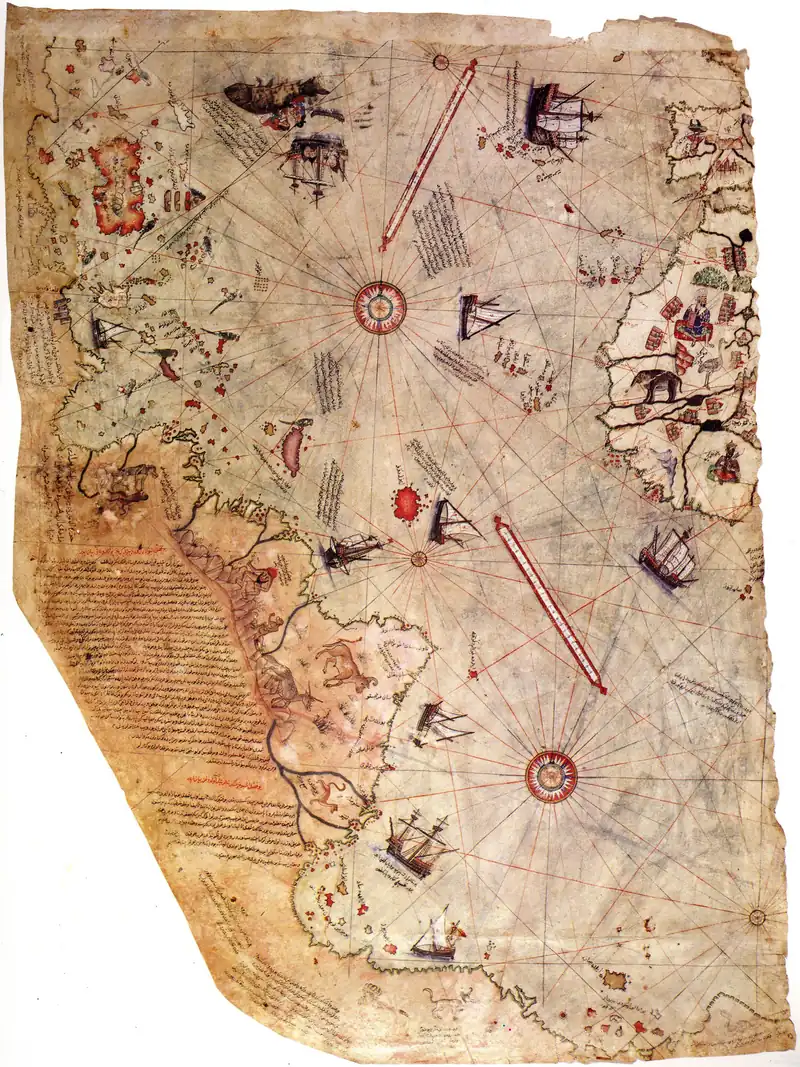 Map: Piri Reis World Map (1513)