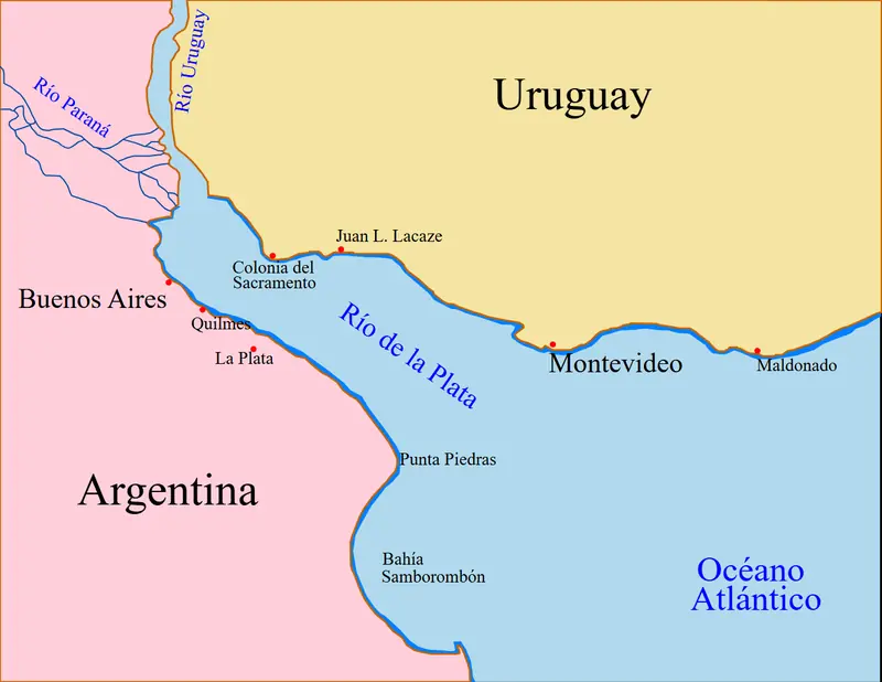 Map: Río de la Plata Map: Buenos Aires and Montevideo