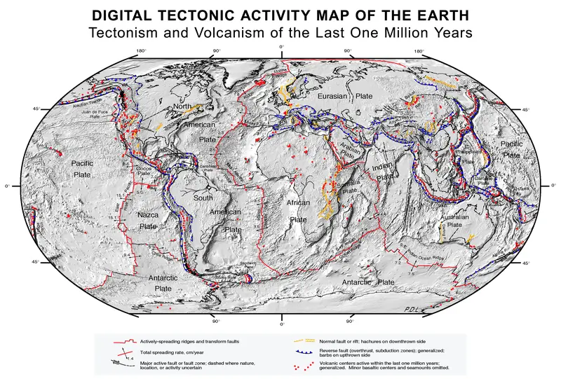 Map: Plate Tectonics Map